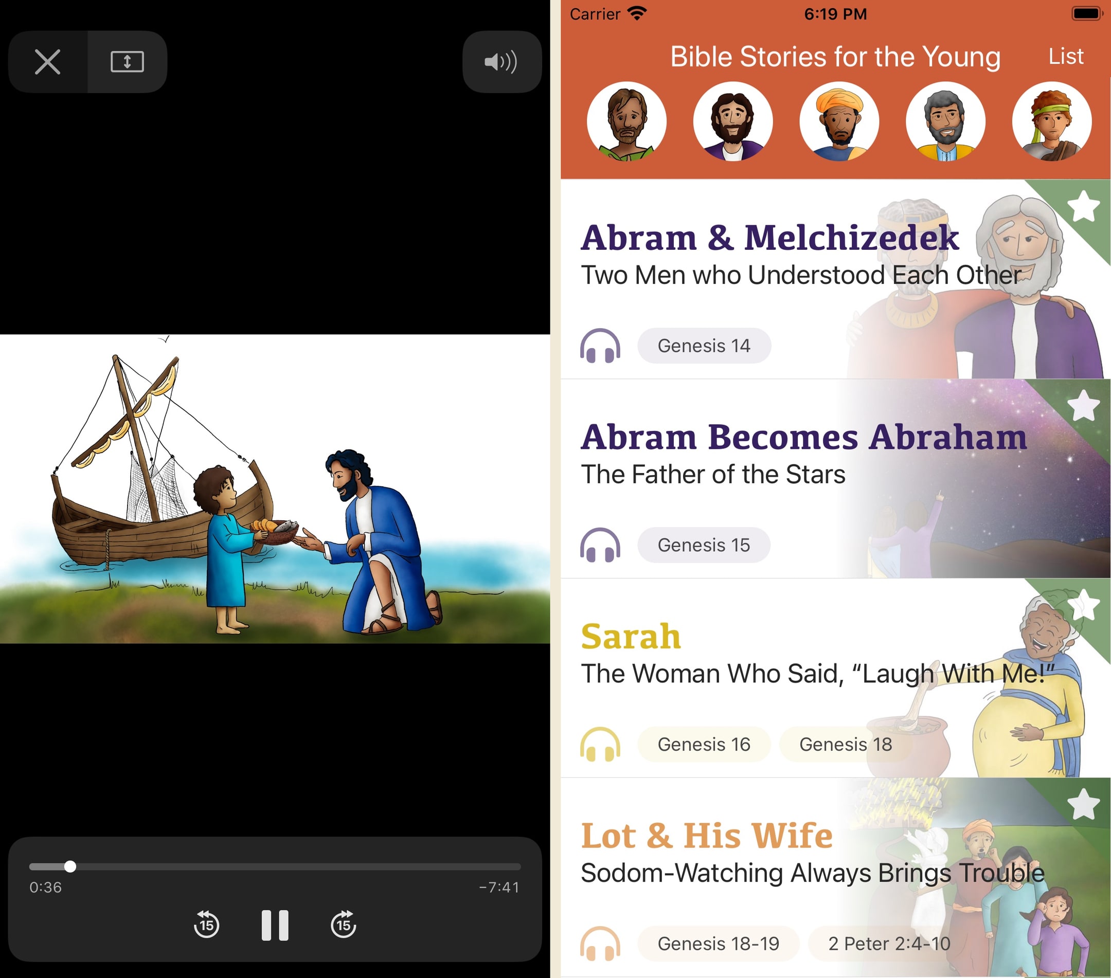 Bible Stories for the Young product screenshot